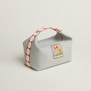 Animaux Blocks case, large model - Black | Hermès USA